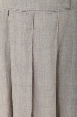 Lot 32 - A Comme des Garçons grey hemp dress, probably Spring-Summer 1981