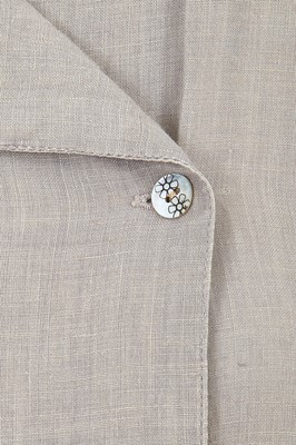 Lot 32 - A Comme des Garçons grey hemp dress, probably Spring-Summer 1981