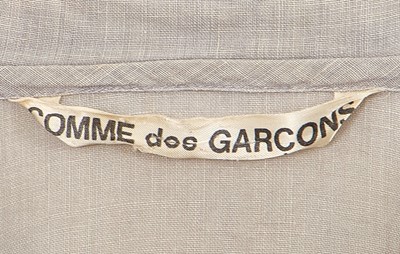 Lot 32 - A Comme des Garçons grey hemp dress, probably Spring-Summer 1981