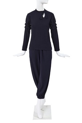 Lot 41 - A Comme des Garçons wool jersey ensemble, ‘Pirates’ collection, Autumn-Winter 1981-82