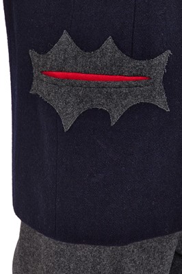 Lot 38 - A Comme des Garçons navy and grey wool ensemble, ‘Pirates’ collection, Autumn-Winter 1981-82