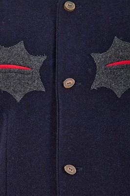 Lot 38 - A Comme des Garçons navy and grey wool ensemble, ‘Pirates’ collection, Autumn-Winter 1981-82