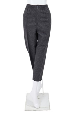 Lot 38 - A Comme des Garçons navy and grey wool ensemble, ‘Pirates’ collection, Autumn-Winter 1981-82