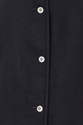 Lot 40 - A Comme des Garçons black and blue wool ensemble, probably ‘Pirates’ collection, Autumn-Winter 1981-82