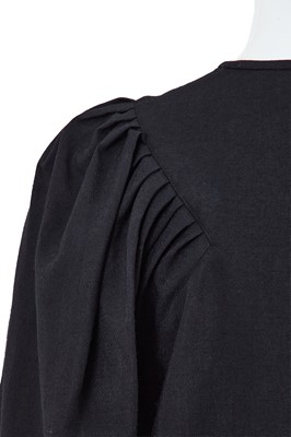 Lot 40 - A Comme des Garçons black and blue wool ensemble, probably ‘Pirates’ collection, Autumn-Winter 1981-82