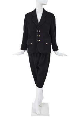 Lot 35 - A Comme des Garçons black wool ensemble, ‘Pirates’ collection, Autumn-Winter 1981-82