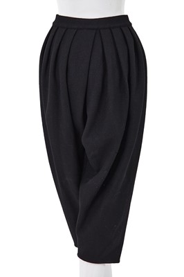 Lot 35 - A Comme des Garçons black wool ensemble, ‘Pirates’ collection, Autumn-Winter 1981-82