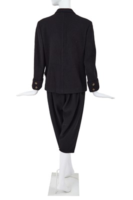 Lot 35 - A Comme des Garçons black wool ensemble, ‘Pirates’ collection, Autumn-Winter 1981-82
