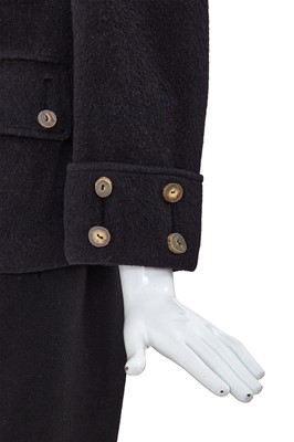 Lot 35 - A Comme des Garçons black wool ensemble, ‘Pirates’ collection, Autumn-Winter 1981-82