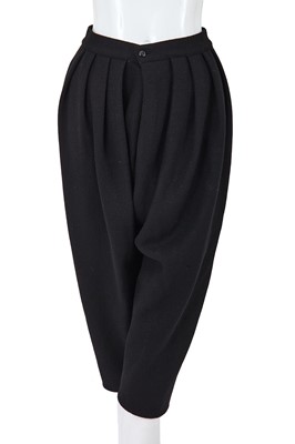 Lot 35 - A Comme des Garçons black wool ensemble, ‘Pirates’ collection, Autumn-Winter 1981-82