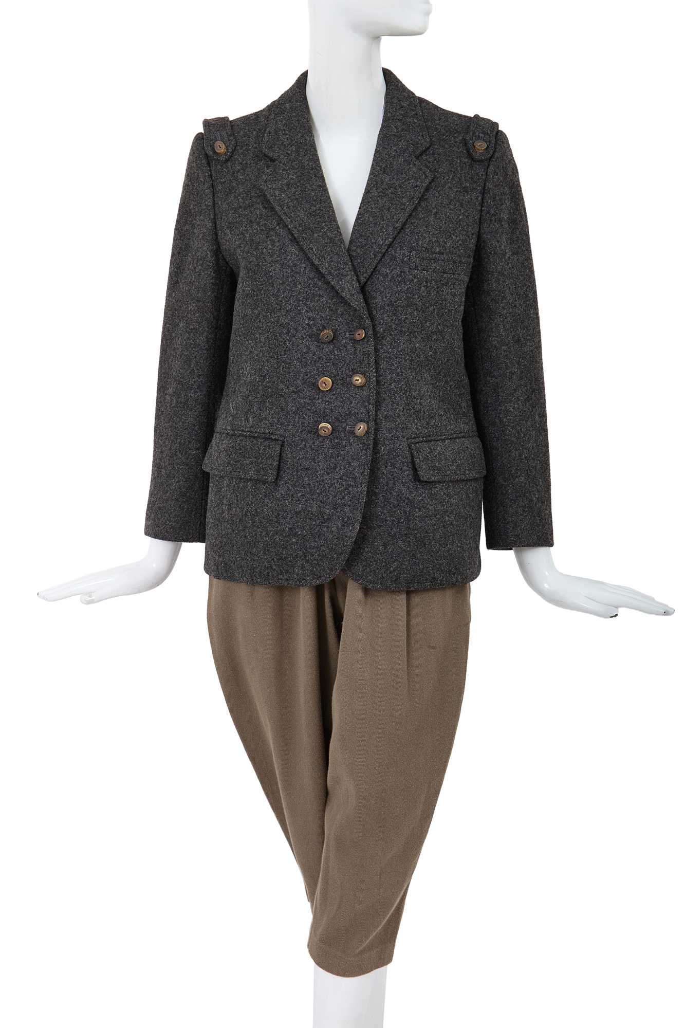 Lot 36 - A Comme des Garçons wool and cotton ensemble, ‘Pirates’ collection, Autumn-Winter 1981-82