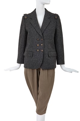 Lot 36 - A Comme des Garçons wool and cotton ensemble, ‘Pirates’ collection, Autumn-Winter 1981-82