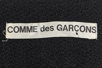 Lot 44 - A Comme des Garçons black bouclé wool waistcoat, ‘Pirates’ collection, Autumn-Winter 1981-82