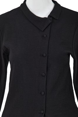 Lot 42 - A Comme des Garçons black wool ensemble, probably ‘Pirates’ collection, Autumn-Winter 1981-82