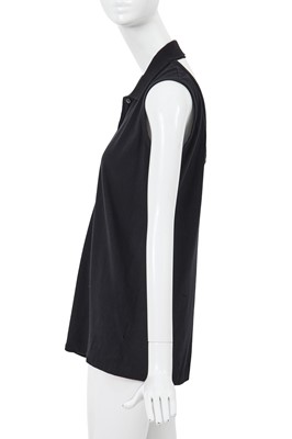 Lot 56 - A Comme des Garçons ink blue cotton jersey top, circa 1982