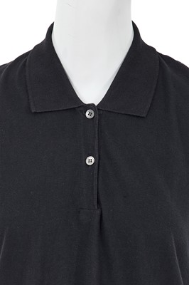 Lot 56 - A Comme des Garçons ink blue cotton jersey top, circa 1982