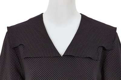 Lot 53 - A Comme des Garçons black and grey spotted wool dress, circa 1982
