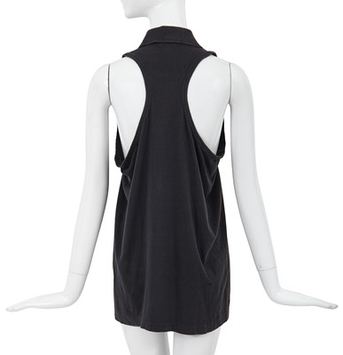 Lot 58 - A Comme des Garçons navy cotton jersey top, circa 1982