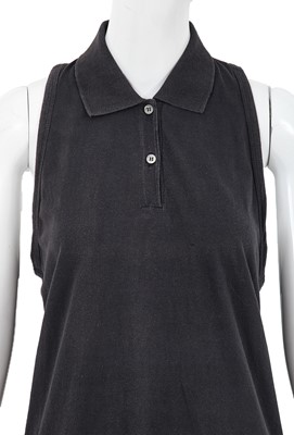 Lot 58 - A Comme des Garçons navy cotton jersey top, circa 1982