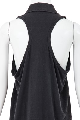Lot 58 - A Comme des Garçons navy cotton jersey top, circa 1982