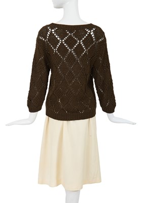 Lot 54 - A Comme des Garçons wool and silk ensemble, circa 1982