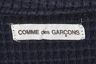 Lot 49 - A Comme des Garçons blue and white cotton ensemble, probably ‘Indigo Dye and Twist’ collection, Spring-Summer 1982