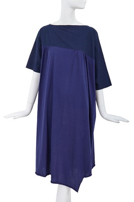 Lot 55 - A Comme des Garçons blue cotton dress, circa 1982