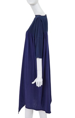 Lot 55 - A Comme des Garçons blue cotton dress, circa 1982