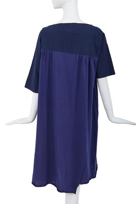 Lot 55 - A Comme des Garçons blue cotton dress, circa 1982