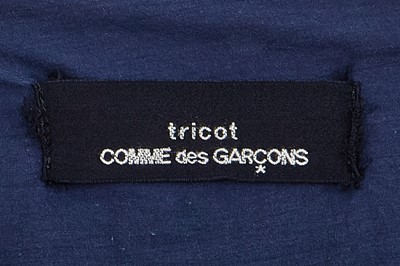 Lot 55 - A Comme des Garçons blue cotton dress, circa 1982