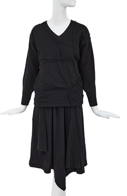 Lot 79 - A Comme des Garçons black wool sweater, ‘Gloves, Skirts, Quilted Big Coats’ collection, Autumn-Winter 1983-84