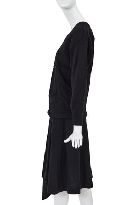 Lot 79 - A Comme des Garçons black wool sweater, ‘Gloves, Skirts, Quilted Big Coats’ collection, Autumn-Winter 1983-84