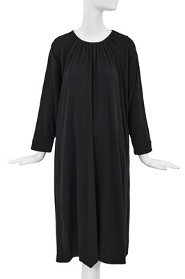 Lot 64 - A Comme des Garçons black wool dress, probably ‘Holes’ collection, Autumn-Winter 1982-83