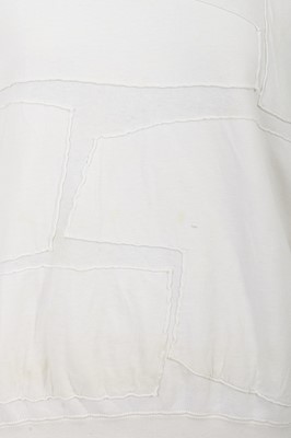 Lot 80 - A Comme des Garçons white cotton jersey sweater, ‘Gloves, Skirts, Quilted Big Coats’ collection, Autumn-Winter 1983-84