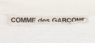 Lot 80 - A Comme des Garçons white cotton jersey sweater, ‘Gloves, Skirts, Quilted Big Coats’ collection, Autumn-Winter 1983-84