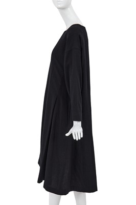 Lot 50 - A Comme des Garçons black wool dress, circa 1982
