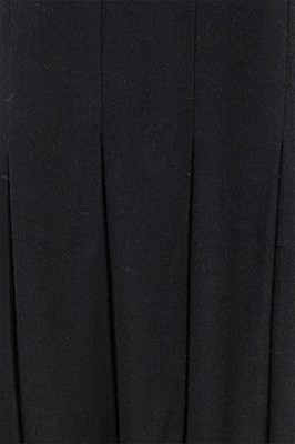 Lot 50 - A Comme des Garçons black wool dress, circa 1982