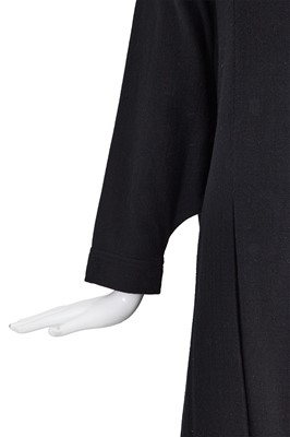 Lot 50 - A Comme des Garçons black wool dress, circa 1982