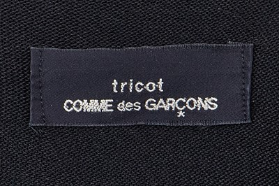 Lot 71 - A Comme des Garçons black wool-blend jersey dress, circa 1983
