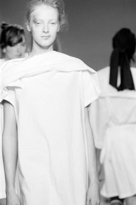 Lot 67 - A Comme des Garçons black cotton ensemble, ‘Patchworks and X’ collection, Spring-Summer 1983