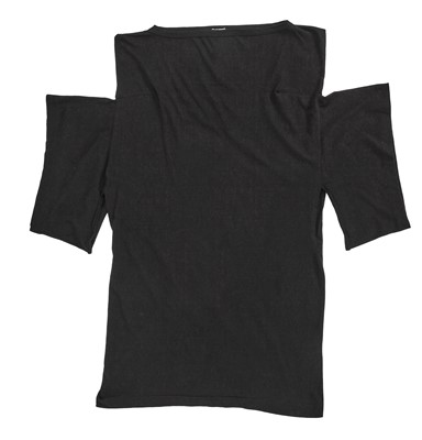 Lot 67 - A Comme des Garçons black cotton ensemble, ‘Patchworks and X’ collection, Spring-Summer 1983