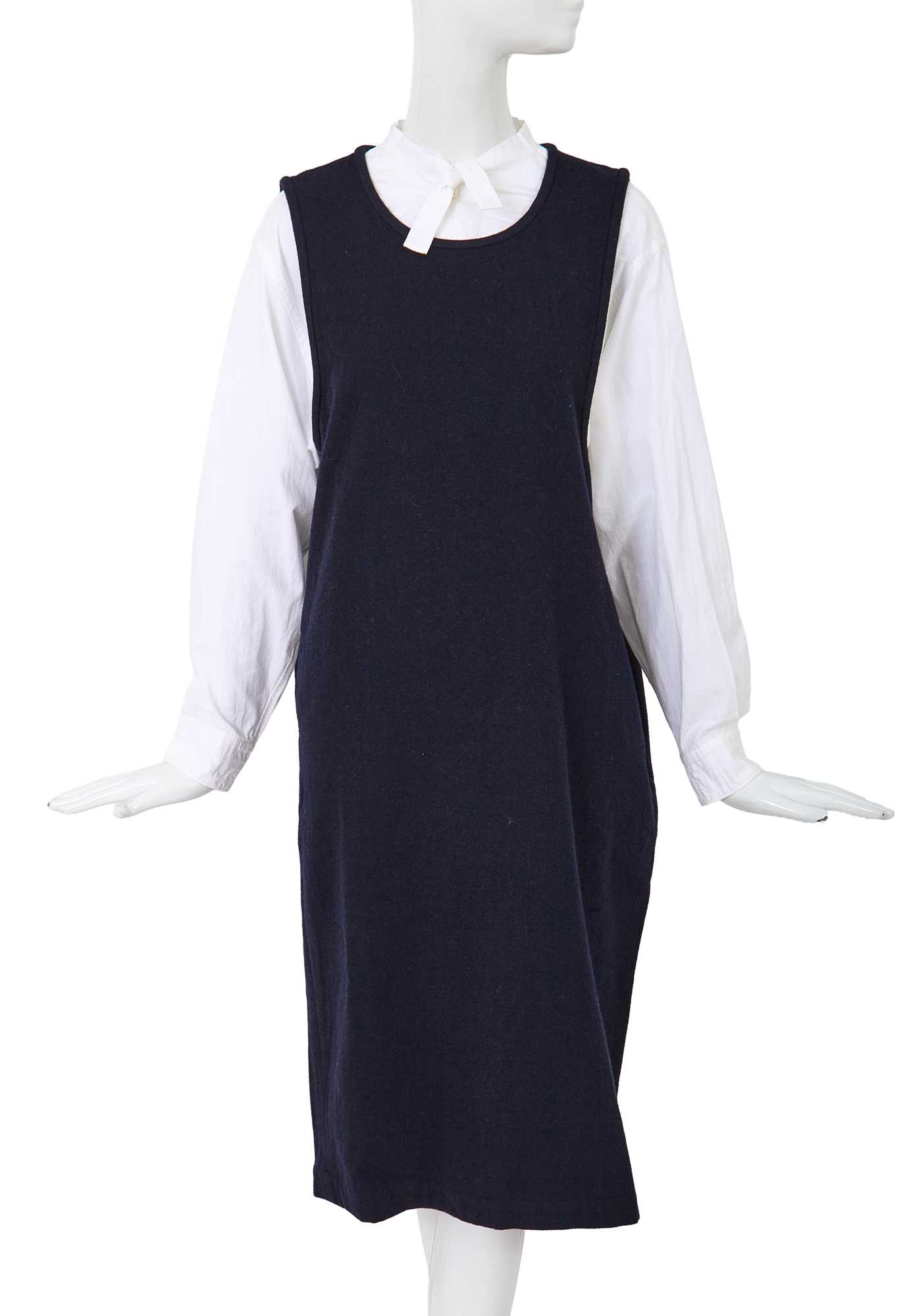 Lot 89 - A Comme des Garçons wool and cotton ensemble, circa 1984