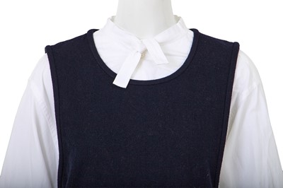 Lot 89 - A Comme des Garçons wool and cotton ensemble, circa 1984