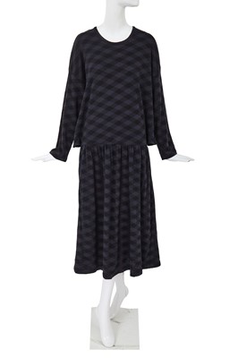 Lot 90 - A Comme des Garçons black and grey wool ensemble, circa 1984