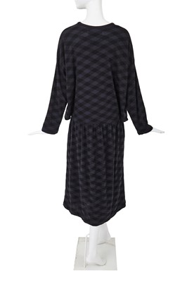 Lot 90 - A Comme des Garçons black and grey wool ensemble, circa 1984