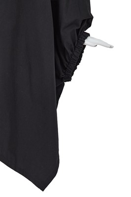 Lot 86 - A Comme des Garçons black cotton robe, ‘Round Rubber’ collection, Spring-Summer 1984