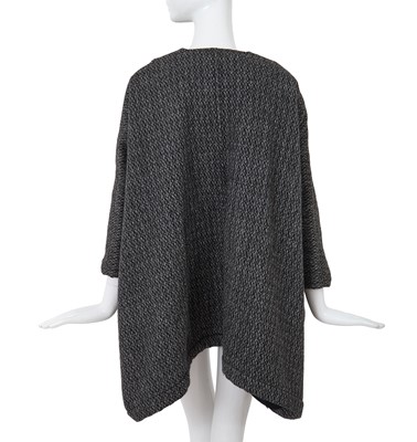 Lot 63 - A Comme des Garçons grey speckled wool jacket, ‘Holes’ collection, Autumn-Winter 1982-83