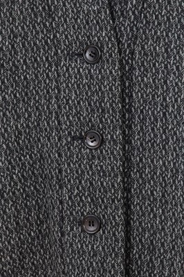 Lot 63 - A Comme des Garçons grey speckled wool jacket, ‘Holes’ collection, Autumn-Winter 1982-83