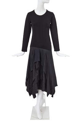 Lot 107 - A Comme des Garçons black dress, ‘Bias Cutting’ collection, Spring-Summer 1986