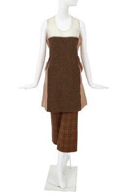 Lot 208 - A Junya Watanabe/Comme des Garçons wool and lamé ensemble, Autumn-Winter 1995-96